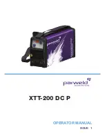 Предварительный просмотр 1 страницы Parweld XTT-200 DC P Operator'S Manual