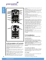 Предварительный просмотр 6 страницы Parweld XTT-200 DC P Operator'S Manual