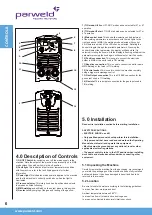 Предварительный просмотр 6 страницы Parweld XTT 207 DV P Operator'S Manual