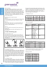 Предварительный просмотр 8 страницы Parweld XTT 207 DV P Operator'S Manual