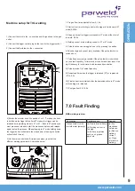 Предварительный просмотр 9 страницы Parweld XTT 207 DV P Operator'S Manual