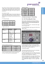 Preview for 9 page of Parweld XTT 250 DC P Manual