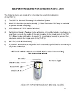 Предварительный просмотр 25 страницы PAS Systems International PAS Vr. Alcohol Screening & Verification... Instruction Manual