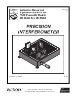 Pasco Scientific OS-9255A Instruction Manual And Experiment Manual предпросмотр