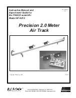 Предварительный просмотр 1 страницы Pasco Scientific SF-9214 Instruction Manual And Experiment Manual