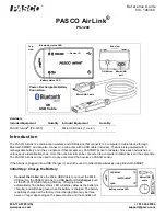 PASCO AirLink PS-3200 Reference Manual предпросмотр