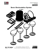 PASCO Basic Electrostatics System Instruction Manual preview