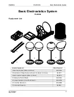 Preview for 3 page of PASCO Basic Electrostatics System Instruction Manual