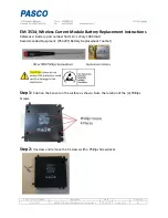 PASCO EM-3534 Replacement Instructions предпросмотр