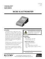 PASCO ES-9078 Instruction Sheet preview