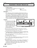 Предварительный просмотр 15 страницы PASCO ME-9215B Instruction Manual And Experiment Manual