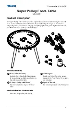 Предварительный просмотр 1 страницы PASCO ME-9447B Product Manual