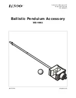 PASCO ME-9892 Instruction Manual With Experiment Manual And Teacher'S Notes предпросмотр