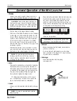 Предварительный просмотр 5 страницы PASCO MINI LAUNCHER ME-6825A Instruction Manual And Experiment Manual