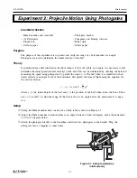 Предварительный просмотр 13 страницы PASCO MINI LAUNCHER ME-6825A Instruction Manual And Experiment Manual