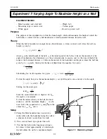 Preview for 33 page of PASCO MINI LAUNCHER ME-6825A Instruction Manual And Experiment Manual