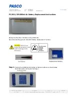 Preview for 1 page of PASCO PS-2011 Replacement Instructions