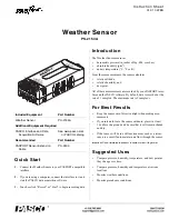 Preview for 1 page of PASCO PS-2154A Instruction Sheet