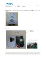 Предварительный просмотр 2 страницы PASCO PS-3211 Battery Replacement