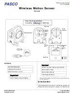 Предварительный просмотр 1 страницы PASCO PS-3219 Reference Manual