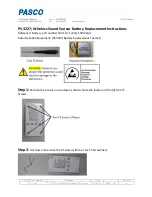 Preview for 1 page of PASCO PS-3227 Replacement Instructions