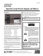 PASCO SF-9288 Instruction Sheet preview