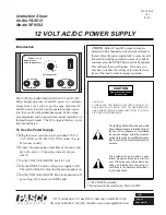 PASCO SF-9582 Instruction Sheet предпросмотр