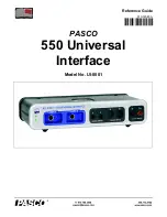 Preview for 1 page of PASCO UI-5001 Reference Manual