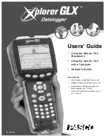 PASCO Xplorer GLX User Manual preview