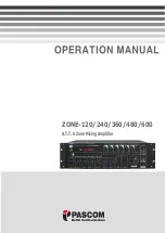 pascom ZONE-120 Operation Manual preview