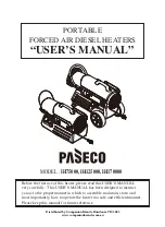 Preview for 1 page of PASECO IH125000 User Manual