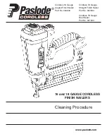 Paslode 16 Cleaning Procedure preview