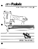 Preview for 1 page of Paslode 3250 Operating Manual