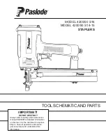 Paslode 4200/50 S16 Service Manual предпросмотр