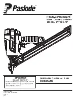 Предварительный просмотр 1 страницы Paslode 502300 Operating Manual And Schematic