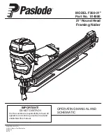 Paslode 514000 Operating Manual And Schematic preview