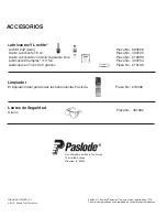 Preview for 32 page of Paslode 515850 Operating Manual And Schematic