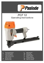 Paslode 575057 Operating Instructions Manual preview
