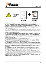 Preview for 3 page of Paslode 575057 Operating Instructions Manual