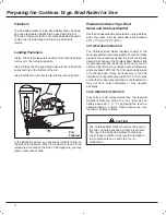 Предварительный просмотр 14 страницы Paslode 901000 Operating Manual