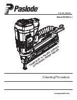 Предварительный просмотр 1 страницы Paslode 902400 Cleaning Procedure