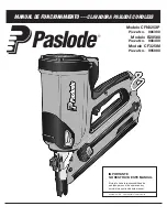 Preview for 21 page of Paslode 905800 Operating Manual