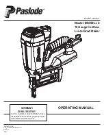 Предварительный просмотр 1 страницы Paslode 918150 Operating Manual