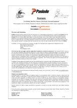 Предварительный просмотр 11 страницы Paslode C10060 Operating Instructions Manual