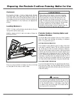 Preview for 13 page of Paslode CF-325 Operating Manual