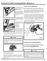 Preview for 14 page of Paslode CF325IM Operating Manual