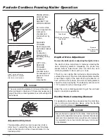 Предварительный просмотр 14 страницы Paslode CF325Li Operating Manual