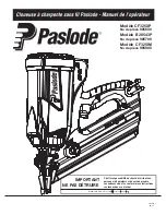 Preview for 21 page of Paslode CF325XP Operating Manual