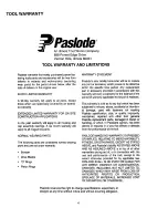 Предварительный просмотр 15 страницы Paslode CS150 Operating Manual And Schematic