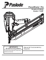 Preview for 32 page of Paslode F-350P Operating Manual And Schematic